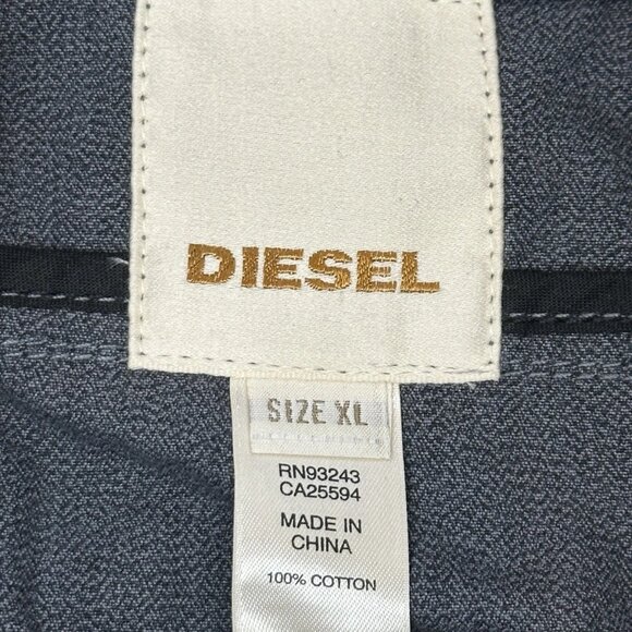 NWT - Diesel 100% Drizzle Proof JIFTIMON Multi-Pocket Bomber Jacket - Gray - XL - Picture 13 of 14